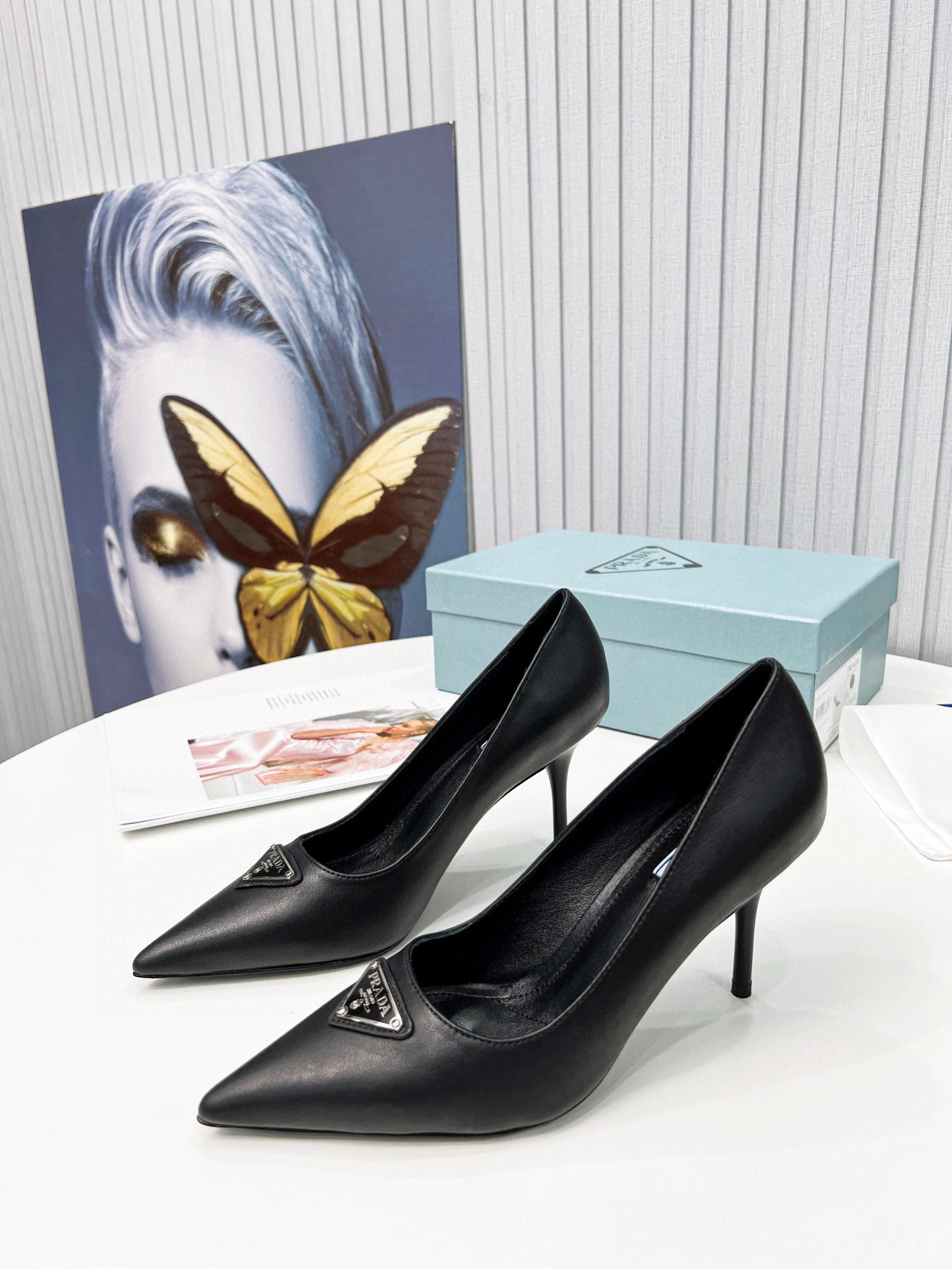 & coco- heel height 8.5cm， Sheepskin item:B-X198J1934